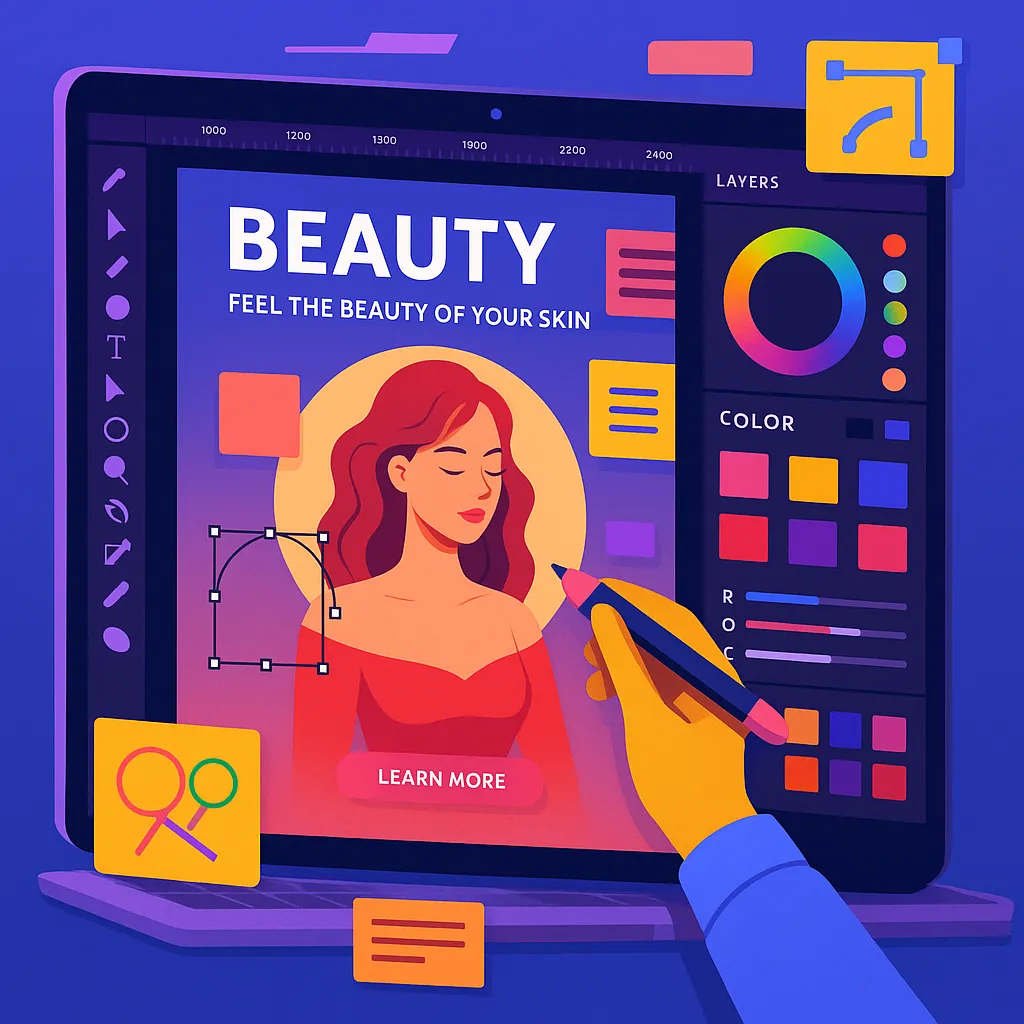 Custom web development process with UI/UX, performance optimization, and strategy