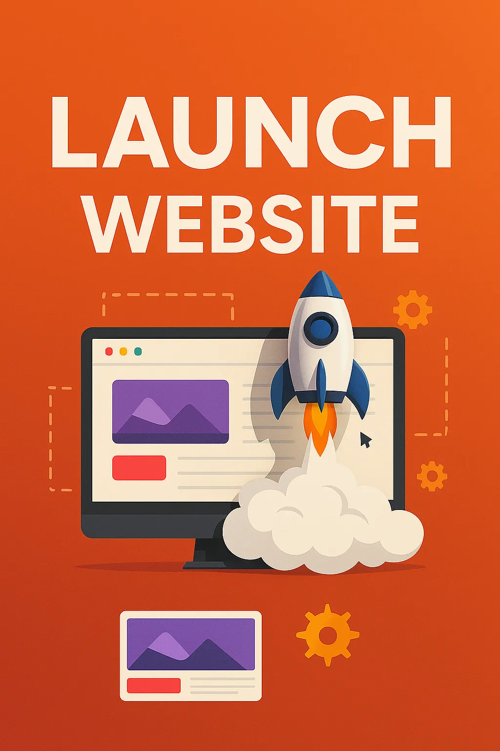 Smart website launch with AI ready to convert