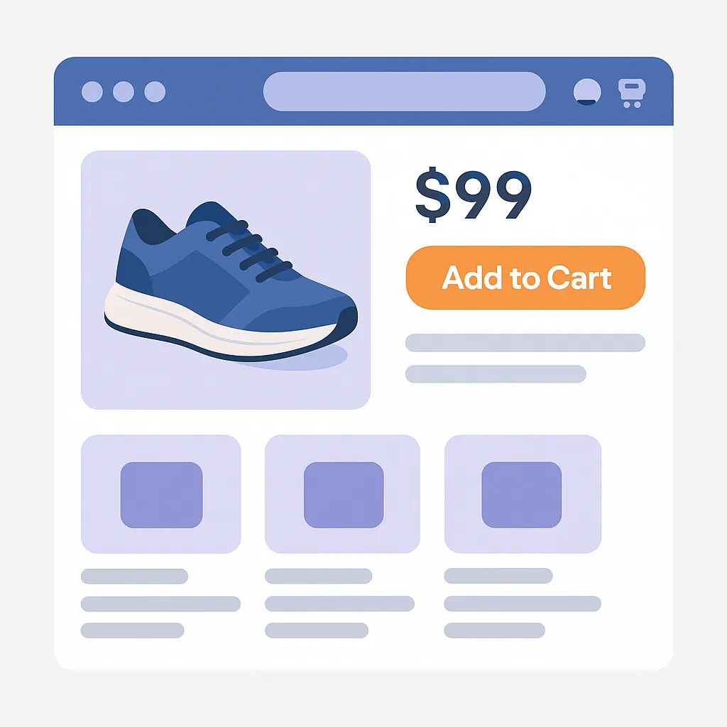 Mobile eCommerce interface that boosts conversions and sales through user-focused design